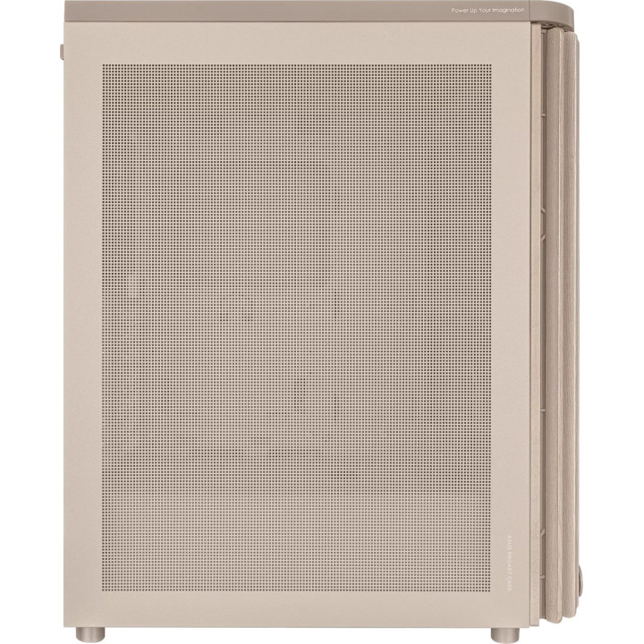 Кутия за компютър Asus ProArt PA401 Wood Edition Beige - Mesh Panel - 90DC00M7-B39000