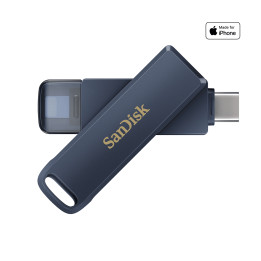 Флаш памет SanDisk Phone Drive for iPhone - 256GB, USB-A/ USB-C, 100Mb/s - SDIX0N-256G