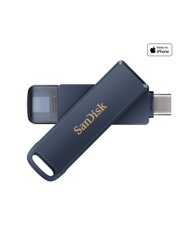 Флаш памет SanDisk Phone Drive for iPhone - 256GB, USB-A/ USB-C, 100Mb/s - SDIX0N-256G