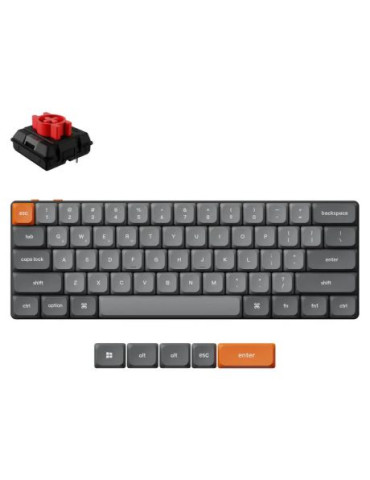 Геймърскa механична клавиатура Dark Project 87 Fuji V2 RGB TKL - G3MS Sapphire Switches, ABS - DPKB_FUJI_87_ANSI