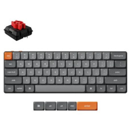 Геймърска механична клавиатура Keychron K9 Max QMK HS 60% Keychron Milk POM Switch Red RGB - K9M-H1