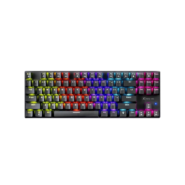 Геймърска механична клавиатура Xtrike ME GK-989, 87 keys TKL, RED switches (English US) - XTRM-GK-989