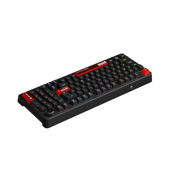 Геймърска механична клавиатура Marvo Arma 98 KG937, 1K, TNT Peach Switches [Linear], (English US) - MARVO-KG937