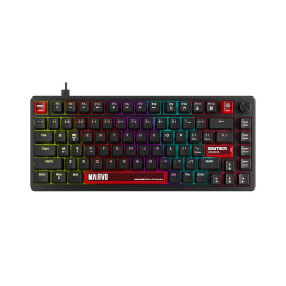 Геймърска механична клавиатура Marvo Arma 82 KG936, 1K, TNT Peach Switches [Linear], (English US) - MARVO-KG936