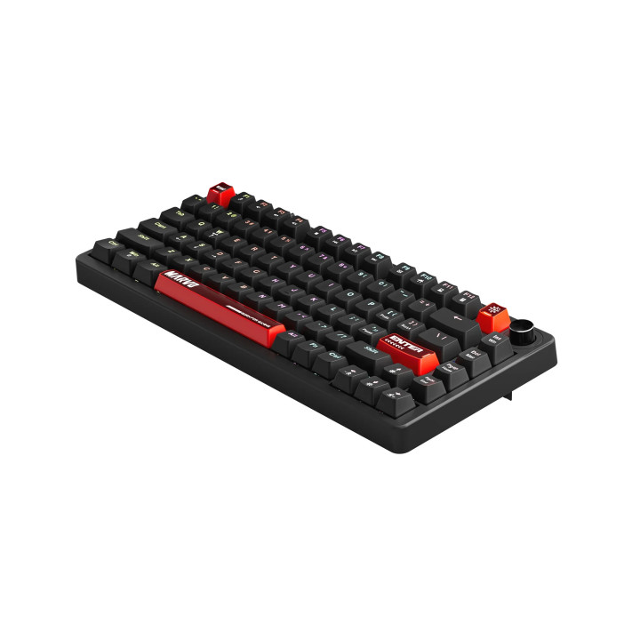 Геймърска механична клавиатура Marvo Arma 82 KG936, 1K, TNT Peach Switches [Linear], (English US) - MARVO-KG936