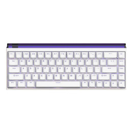 Професионална геймърска механична клавиатура Madlions NANO 68 WH - 8K, Magnetic Amber Pro Switches, (English US) - NANO-68-WH-MAP
