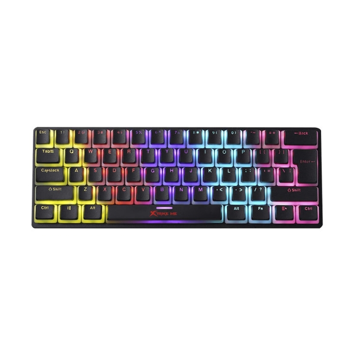 Геймърска механична клавиатура Xtrike ME GK-985P 61 keys TKL, RED switches (English) - XTRM-GK-985P-EN-RED