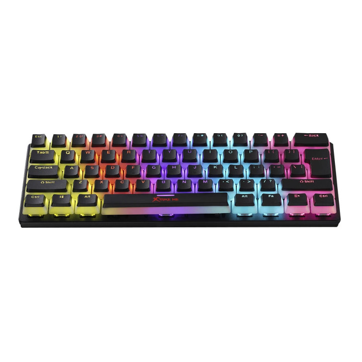 Геймърска механична клавиатура Xtrike ME GK-985P 61 keys TKL, RED switches (English) - XTRM-GK-985P-EN-RED