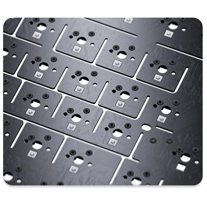 Геймърска механична клавиатура Ajazz AK820 - Red Switches [Linear] (English US), Black, White Backlight - AJ-AK820-RS-BK