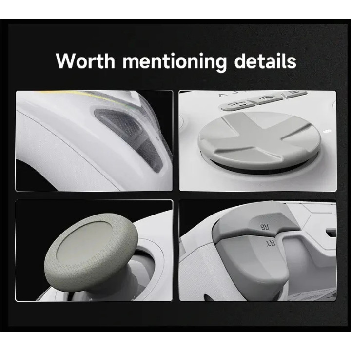 Геймпад Ajazz Gamepad Set GP100 - Wireless, Bluetooth, 1000Hz - White - AJ-GP100-WH