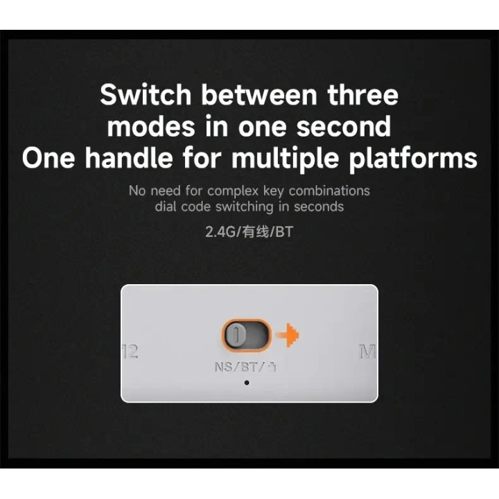 Геймпад Ajazz Gamepad Set GP100 - Wireless, Bluetooth, 1000Hz - White - AJ-GP100-WH