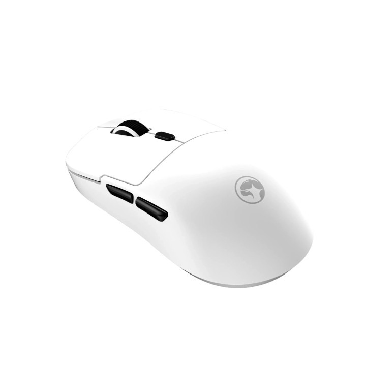 Безжична геймърска мишка Marvo Niro 50 G912W White - Bluetooth 5.3, 2.4G, 12000dpi - MARVO-G912W-WT