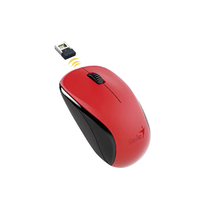 Безжична мишка Genius NX-7000 Red - 2.4GHz - GENIUS-NX-7000-RD