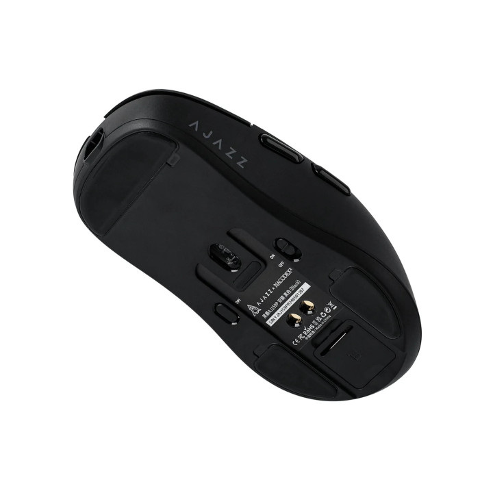 Професионална безжична геймърска мишка Ajazz AJ159P MC, 1K, Magnetic Charging Dock, Black - AJ159P-BK