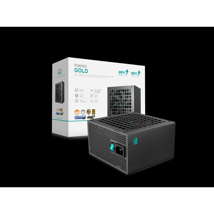 Модулно захранване DeepCool PQ850G PSU ATX 3.1 850W Gold - R-PQ850G-FD1B-JGEU-V1
