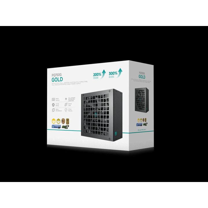 Модулно захранване DeepCool PQ750G PSU ATX 3.1 750W Gold - R-PQ750G-FD1B-JGEU-V1