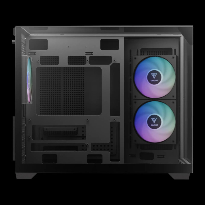 Кутия за компютър Gamdias ATLAS M3M, A-RGB, USB-C, mATX - GAMDIAS-ATLAS-M3M-BK