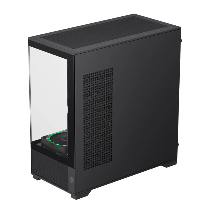 Кутия за компютър Gamemax Vista 2 MB, 3бр ARGB 120mm вентилатори, EATX - GM-VISTA-2-MB