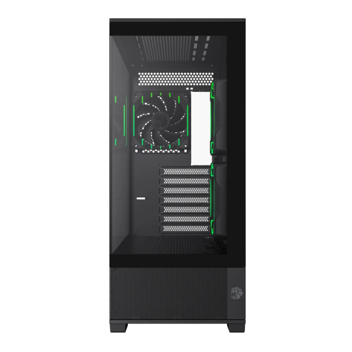 Кутия за компютър Gamemax Vista 2 AB, 3бр ARGB 120mm вентилатори, EATX - GM-VISTA-2-AB