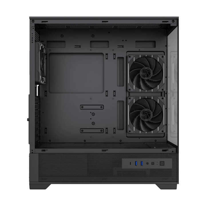 Кутия за компютър Gamemax Vista 2 AB, 3бр ARGB 120mm вентилатори, EATX - GM-VISTA-2-AB