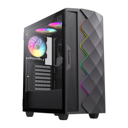 Кутия за компютър Gamemax Diamond CP A-RGB, EATX - 1126-3601R0057