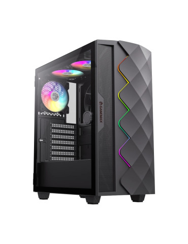 Кутия за компютър Gamemax Diamond CP A-RGB, EATX - 1126-3601R0057