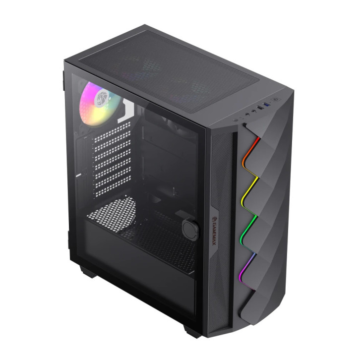 Кутия за компютър Gamemax Diamond CP A-RGB, EATX - 1126-3601R0057