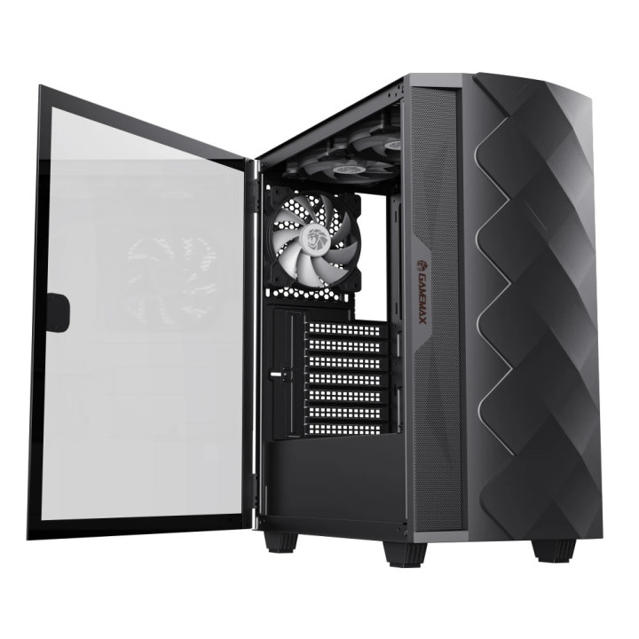 Кутия за компютър Gamemax Diamond CP A-RGB, EATX - 1126-3601R0057