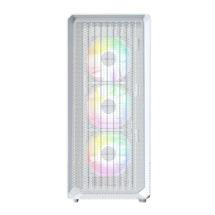 Кутия за компютър Montech X5 (W),  4бр A-RGB вентилатори, USB-C, ATX - MONTECH-X5-W