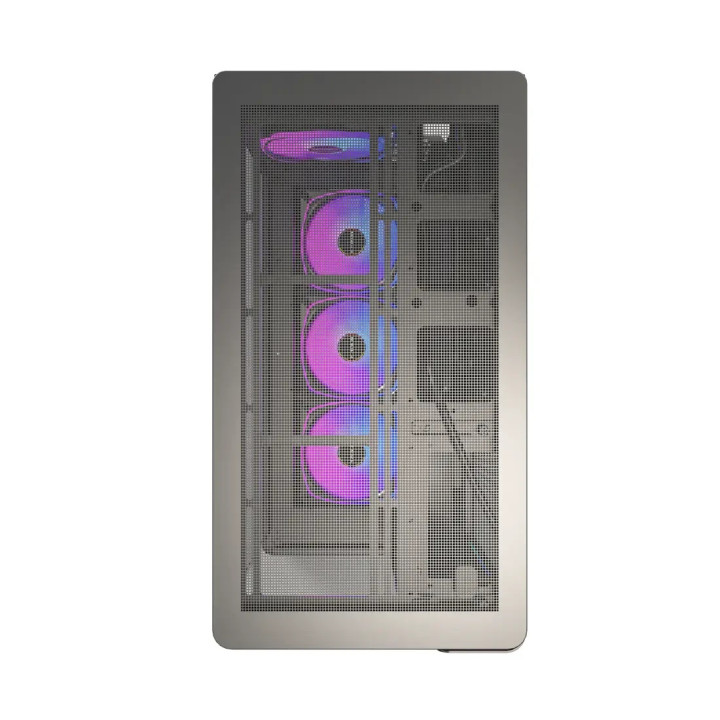 Кутия за компютър Montech KING 15 PRO (B), 4бр ARGB 120mm вентилатори, USB-C, mATX - MONTECH-KING-15-PRO-B
