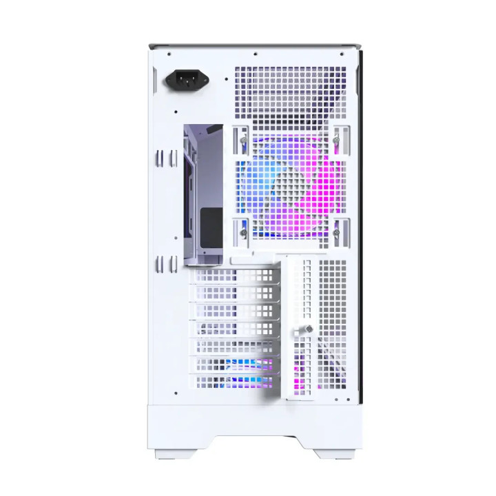 Кутия за компютър Montech KING 45 PRO (W), 4бр ARGB 120mm вентилатори, USB-C, ATX - MONTECH-KING-45-PRO-W