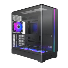Кутия за компютър Montech KING 45 PRO (B), 4бр ARGB 120mm вентилатори, USB-C. ATX - MONTECH-KING-45-PRO-B