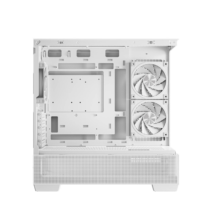Кутия за компютър DeepCool CG380 3F WH, 3бр ARGB вентилатори, USB-C, ATX - R-CG380-WHAGM3-G