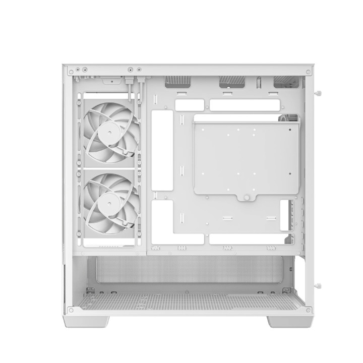 Кутия за компютър DeepCool CG380 3F WH, 3бр ARGB вентилатори, USB-C, ATX - R-CG380-WHAGM3-G