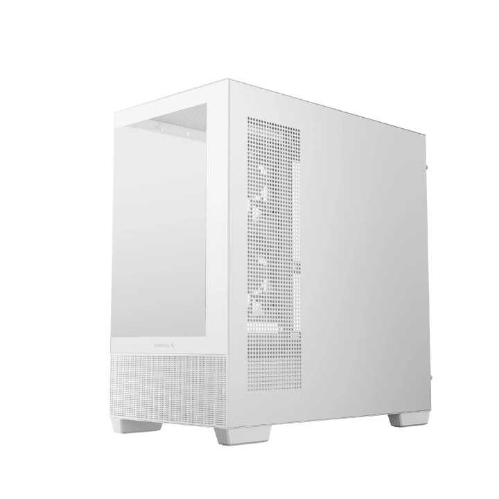 Кутия за компютър DeepCool CG380 3F WH, 3бр ARGB вентилатори, USB-C, ATX - R-CG380-WHAGM3-G