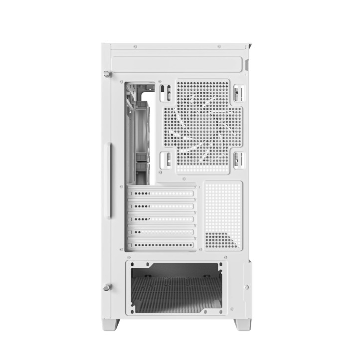 Кутия за компютър DeepCool CG380 3F WH, 3бр ARGB вентилатори, USB-C, ATX - R-CG380-WHAGM3-G