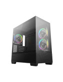 Кутия за компютър DeepCool CG380 3F, 3бр ARGB вентилатори, USB-C, ATX - R-CG380-BKAGM3-G