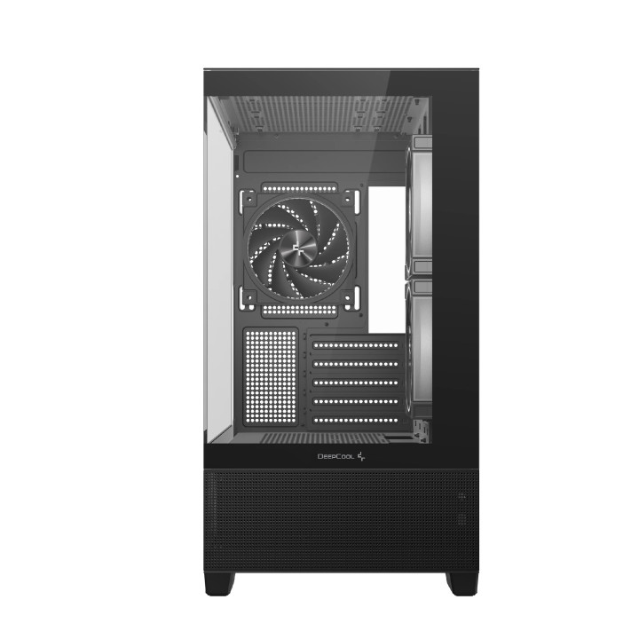 Кутия за компютър DeepCool CG380 3F, 3бр ARGB вентилатори, USB-C, ATX - R-CG380-BKAGM3-G