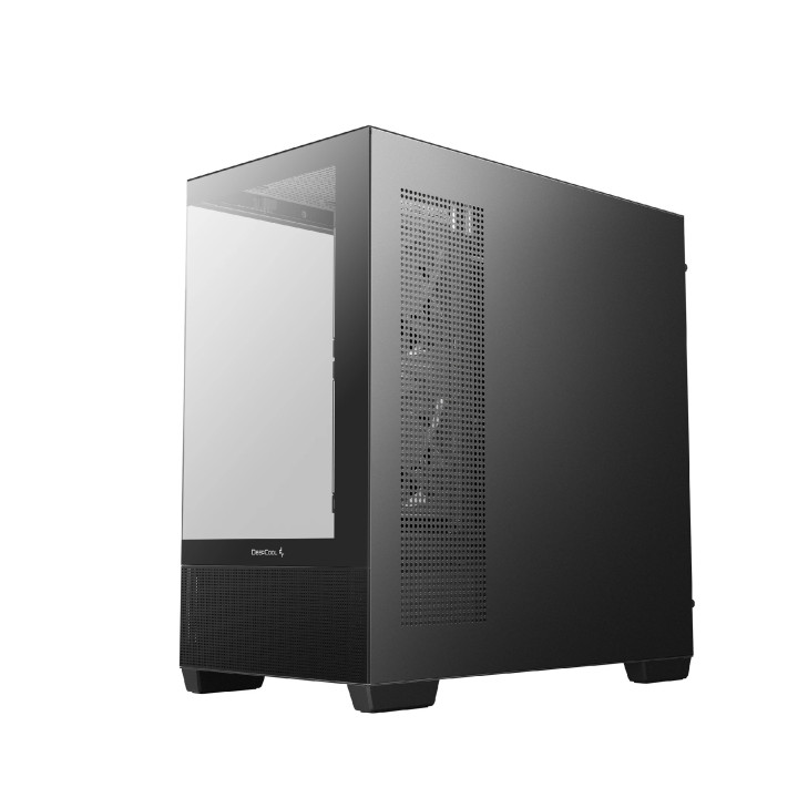 Кутия за компютър DeepCool CG380 3F, 3бр ARGB вентилатори, USB-C, ATX - R-CG380-BKAGM3-G