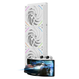 Водно охлаждане за процесор Thermalright Rainbow Vision 360 Turbo ARGB White - 6.67 inch Curve OLED Display - RAINBOW-VISION-360-T-ARGB-WH