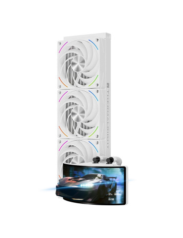 Водно охлаждане за процесор Thermalright Rainbow Vision 360 Turbo ARGB White - 6.67 inch Curve OLED Display - RAINBOW-VISION-360-T-ARGB-WH