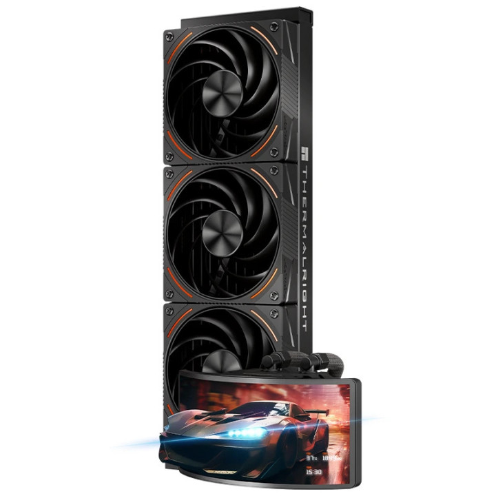 Водно охлаждане за процесор Thermalright Rainbow Vision 360 Turbo ARGB Black - 6.67 inch Curve OLED Display - RAINBOW-VISION-360-T-ARGB-BK