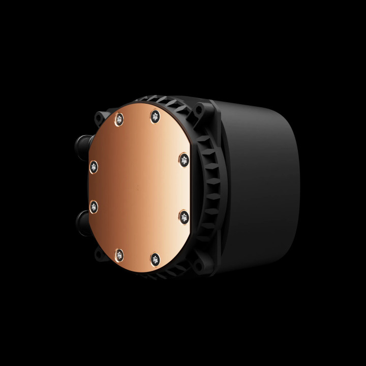 Водно охлаждане за процесор Gamdias 240mm - AURA GL240 DIGITAL - Digital Display, aRGB - GAMDIAS-AURA-GL240-DIGITAL-BK