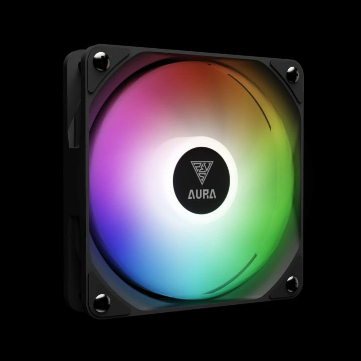 Водно охлаждане за процесор Gamdias 240mm - AURA GL240 DIGITAL - Digital Display, aRGB - GAMDIAS-AURA-GL240-DIGITAL-BK