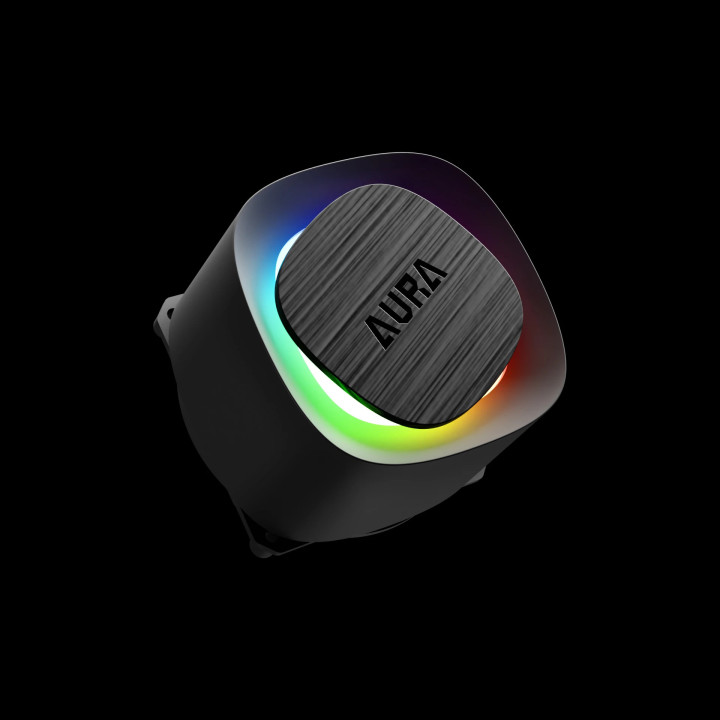 Водно охлаждане за процесор Gamdias 360mm - AURA GL360 v2 - aRGB - GAMDIAS-AURA-GL360-V2-BK