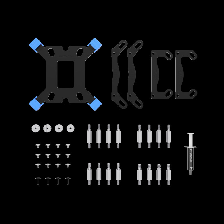 Водно охлаждане за процесор Gamdias 360mm - AURA GL360 v2 - aRGB - GAMDIAS-AURA-GL360-V2-BK