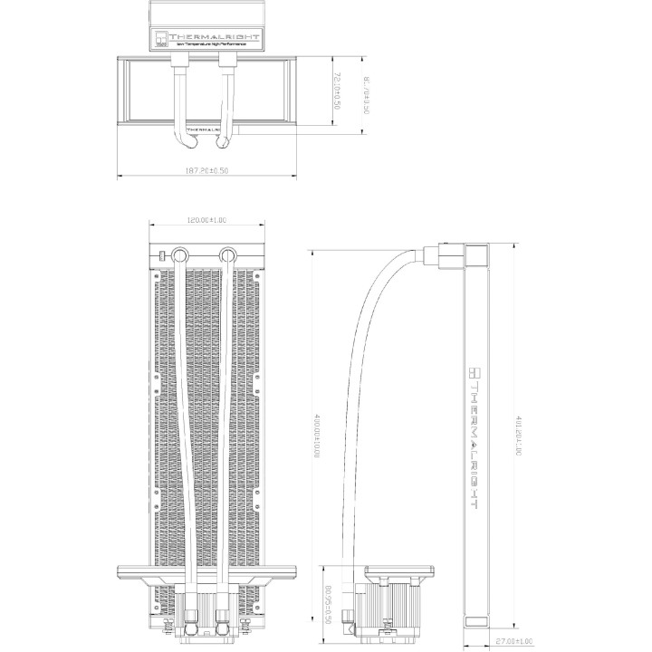 Водно охлаждане за процесор Thermalright Trofeo Vision 360 ARGB White - 6.86 inch IPS LCD Display - TROFEO-VISION-360-ARGB-WH