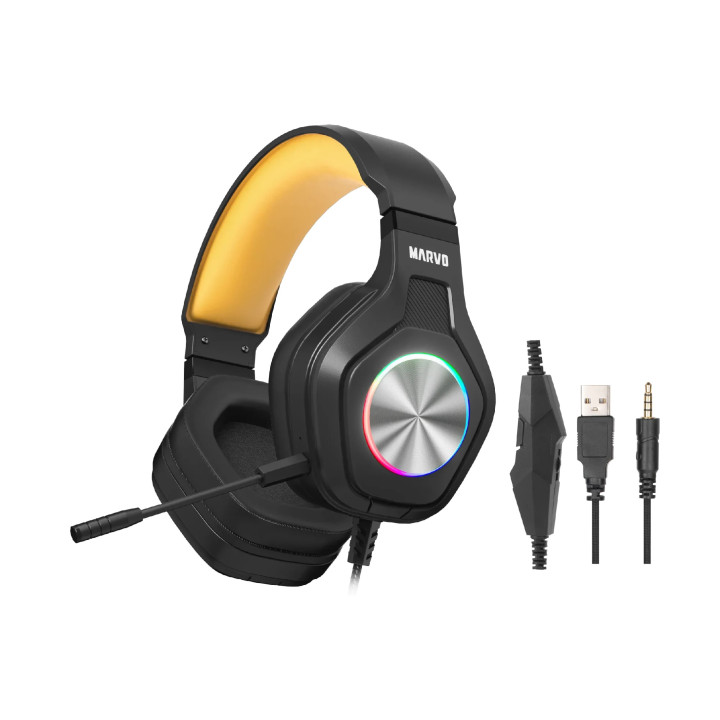 Геймърски слушалки Marvo Pulz 80 - MARVO-HG9084-BK