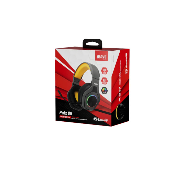 Геймърски слушалки Marvo Pulz 80 - MARVO-HG9084-BK