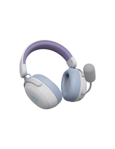 Bluetooth геймърски слушалки Ajazz AHM08 MAX Purple, White, Blue - Bluetooth, 2.4G - AJ-AHM08MAX-PWB